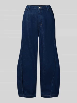 Jeans o kroju barrel fit z mieszanki bawełny i lyocellu Marc O'Polo Jeansowy niebieski