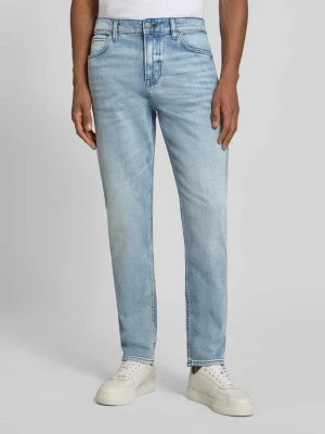 Jeans o kroju slim fit z mieszanki bawełny z dodatkiem lyocellu Model 'ONYX BO' Boss Niebieski