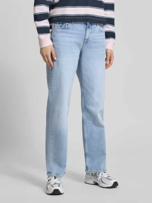 Jeans o kroju straight fit z mieszanki bawełny i lyocellu model 'SOPHIE' Tommy Jeans Jeansowy niebieski