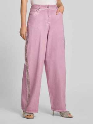 Jeans o kroju wide fit i krój loose fit z czystej bawełny model 'JEEPER' Essentiel Antwerp