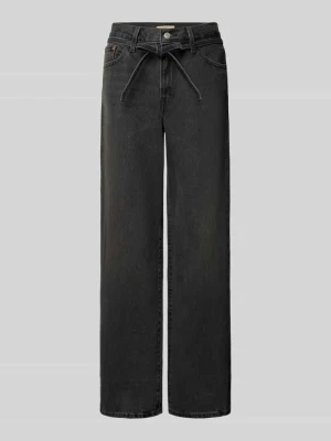 Jeans o prostym kroju z czystej bawełny Levi's Antracytowy