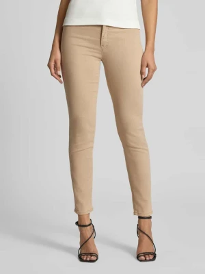 Jeans o rozkloszowanym kroju z domieszką lyocellu Marc Cain Piaskowy