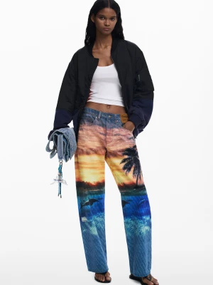 Jeans o zachodzie słońca Desigual