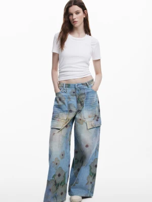 Jeans Wide Leg Collina Strada Desigual