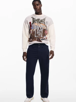 Jeans z podwójnym paskiem Desigual