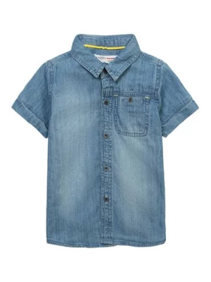 Jeansowa koszula dla niemowlaka z krótkim rękawem Minoti