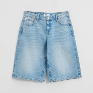 Jeansowe bermudy z niskim stanem jasnoniebieskie House