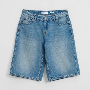 Jeansowe bermudy z niskim stanem niebieskie House