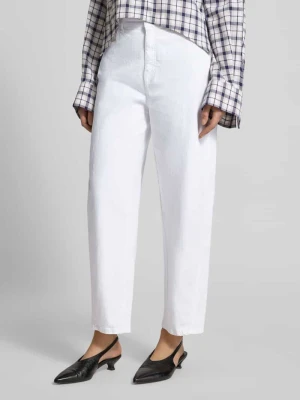 Jeansowe kuloty o kroju barrel fit z mieszanka bawełny model 'HANNI' RAFFAELLO ROSSI