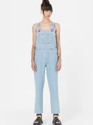 Jeansowe ogrodniczki Dickies jasnoniebieski denim