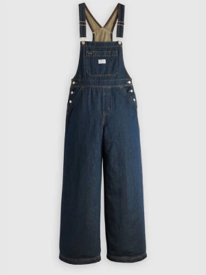 Jeansowe ogrodniczki Levi's ciemnoniebieski
