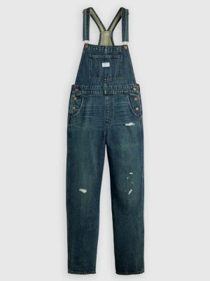 Jeansowe ogrodniczki Levi's ciemnoniebieski