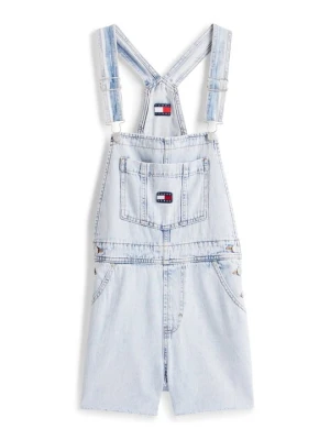 Jeansowe ogrodniczki Tommy Jeans jasnoniebieski denim
