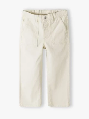 Jeansowe spodnie dziewczęce z szerokimi nogawkami - 5.10.15.
