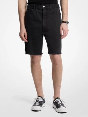 Jeansowe szorty z postrzępionymi nogawkami Michael Kors Mens