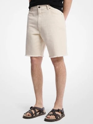 Jeansowe szorty z postrzępionymi nogawkami Michael Kors Mens