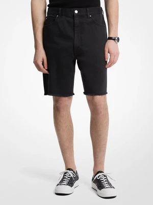 Jeansowe szorty z postrzępionymi nogawkami Michael Kors Mens
