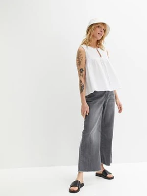 Jeansy 7/8, wide fit bonprix
