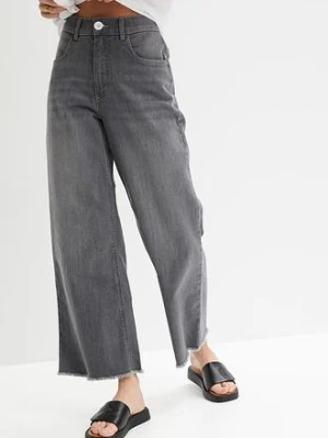 Jeansy 7/8, wide fit bonprix