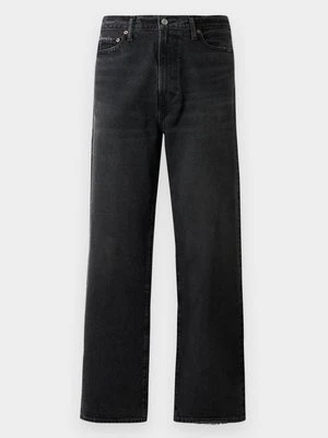 Jeansy baggy Abercrombie & Fitch czarny