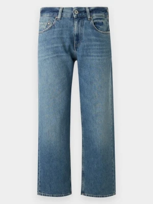 Jeansy baggy Ag Jeans niebieski denim