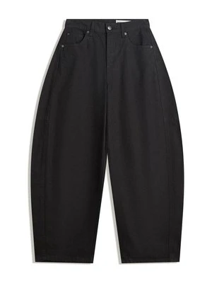 Jeansy baggy Bershka czarny