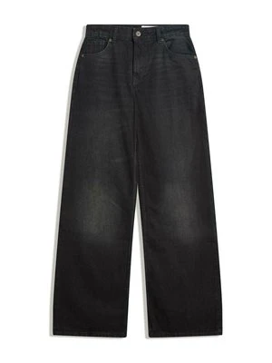 Jeansy baggy Bershka czarny
