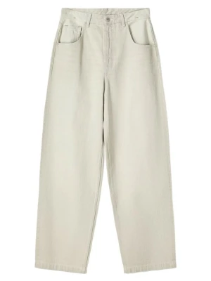 Jeansy baggy Bershka szary