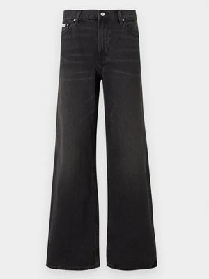 Jeansy baggy Calvin Klein Jeans czarny