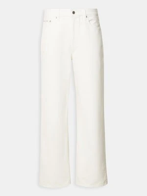Jeansy baggy Calvin Klein Jeans biały
