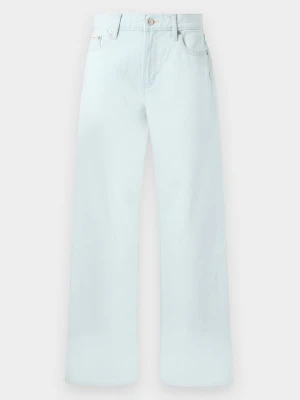 Jeansy baggy Calvin Klein Jeans jasnoniebieski denim