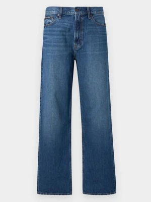 Jeansy baggy Calvin Klein Jeans niebieski