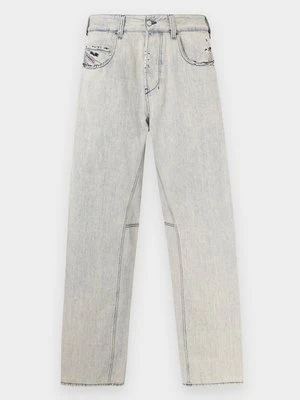 Jeansy baggy Diesel niebieski denim