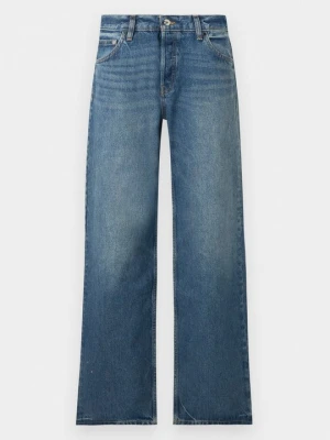 Jeansy baggy EB DENIM niebieski denim