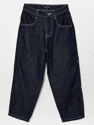 Jeansy baggy Emporio Armani niebieski