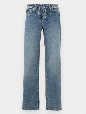 Jeansy baggy GAP niebieski denim