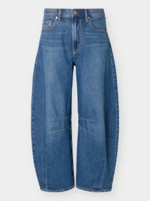 Jeansy baggy GAP ciemnoniebieski