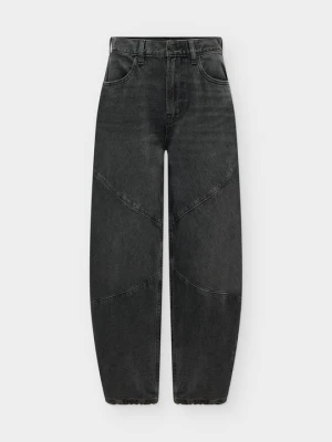 Jeansy baggy GAP czarny