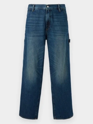 Jeansy baggy GAP granatowy