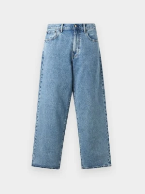Jeansy baggy GAP niebieski denim