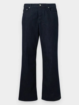 Jeansy baggy Hogan niebieski denim