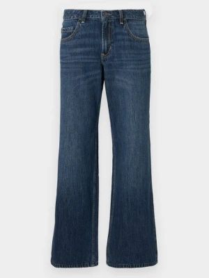 Jeansy baggy Hollister Co. ciemnoniebieski