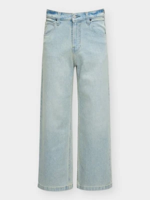 Jeansy baggy Hollister Co. jasnoniebieski
