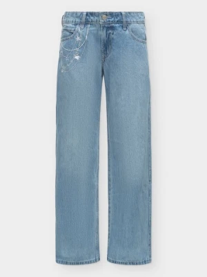 Jeansy baggy Hollister Co. jasnoniebieski