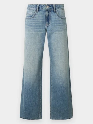 Jeansy baggy Hollister Co. niebieski denim