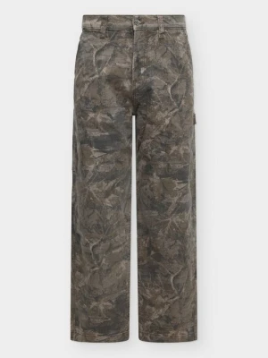 Jeansy baggy Hollister Co. oliwkowy