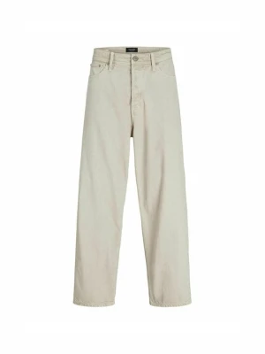 Jeansy baggy Jack&Jones beżowy