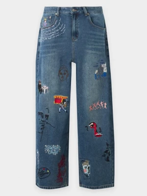 Jeansy baggy Kidsuper jasnoniebieski