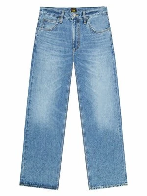 Jeansy baggy Lee jasnoniebieski denim