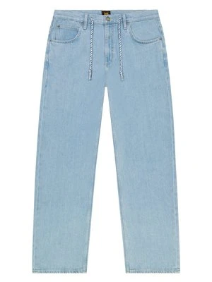 Jeansy baggy Lee jasnoniebieski denim